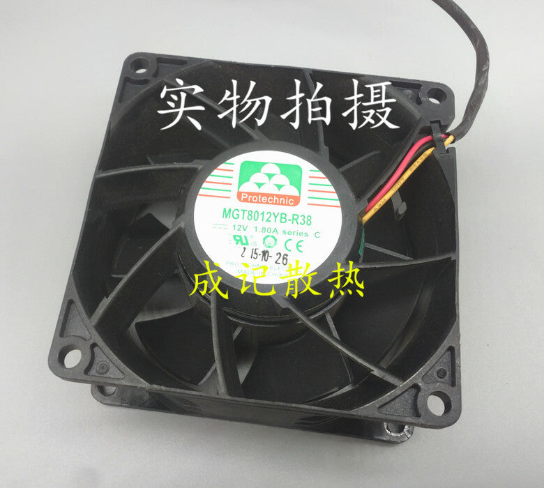 1pcs MGT8012YB-R38 12V 1.80A 3-wire large air volume cooling fan