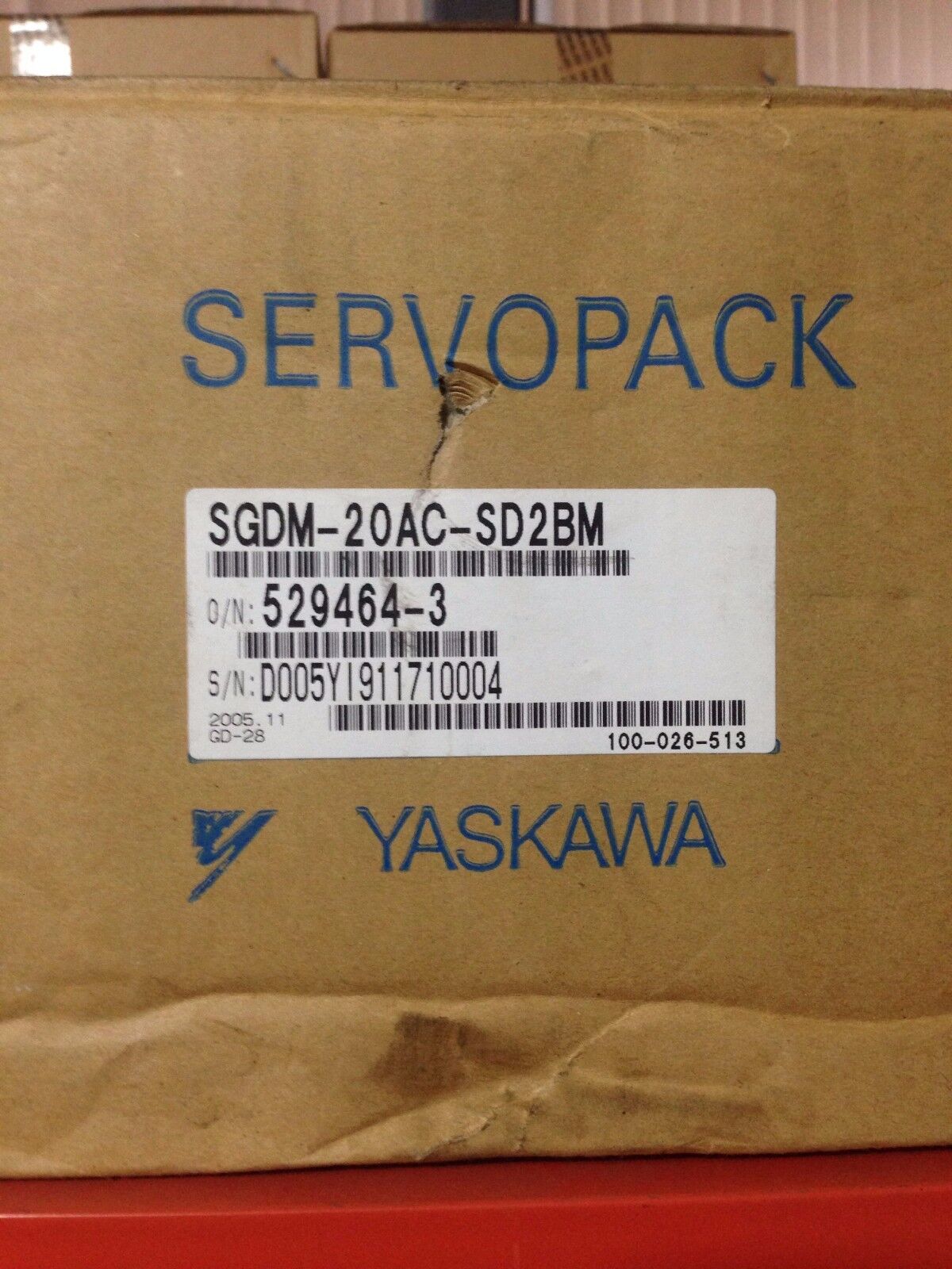 YASKAWA Servo Driver SGDM-20AC-SD2BM - YASKAWA