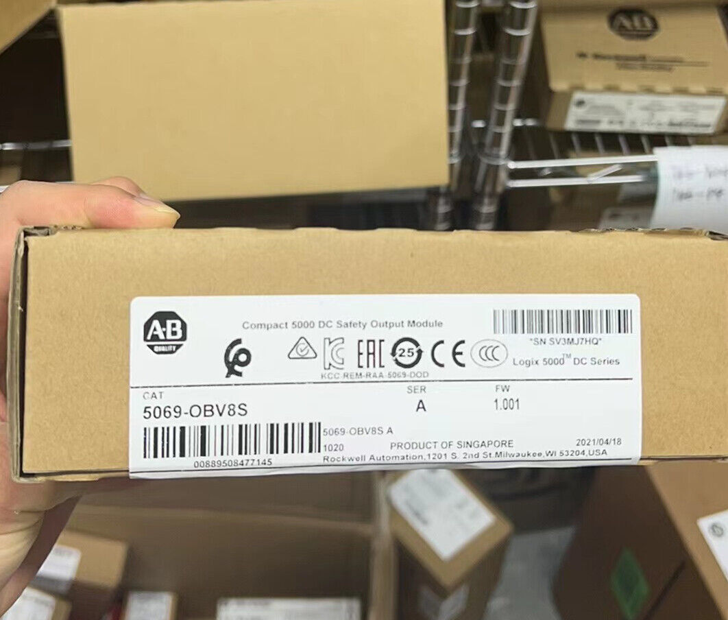 New Sealed AB 5069-OBV8S Compact Safety Output Module - AB