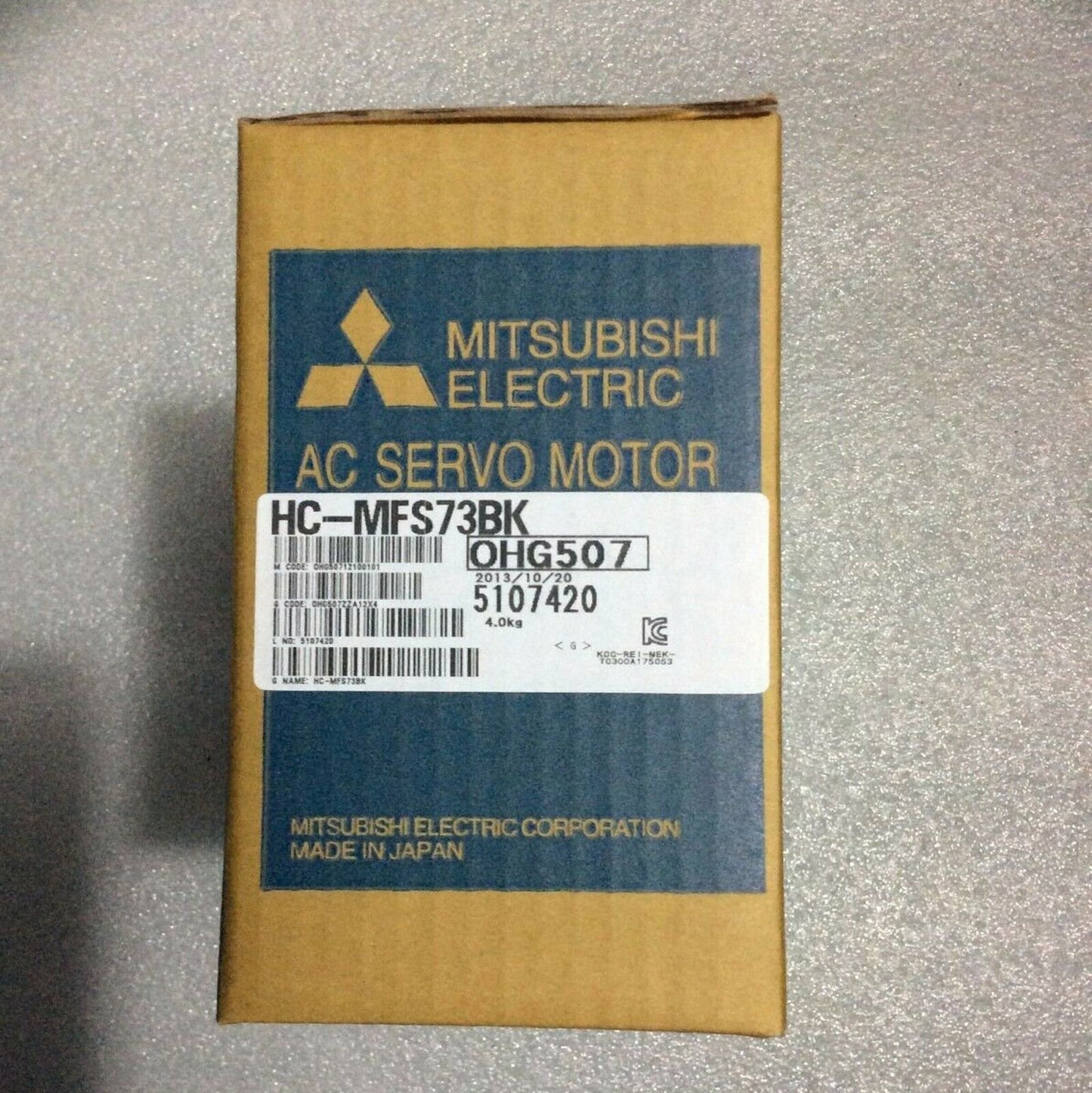 Mitsubishi Servo Motor HC-MFS73BK - MITSUBISHI