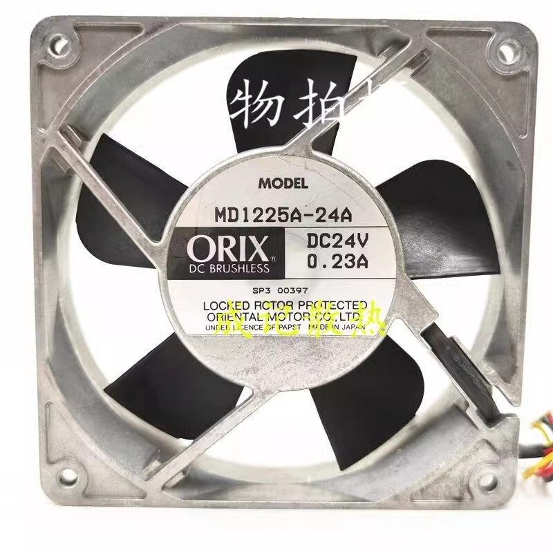 ORIX MD1225A-24A DC24V 0.23A 3-Pin Inverter Cooling Fan