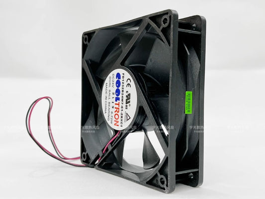 COOLTRON FD1232B24W7-61-2RXC1 12032 DC24V 6.72W 12CM 2-Wire Cooling Fan