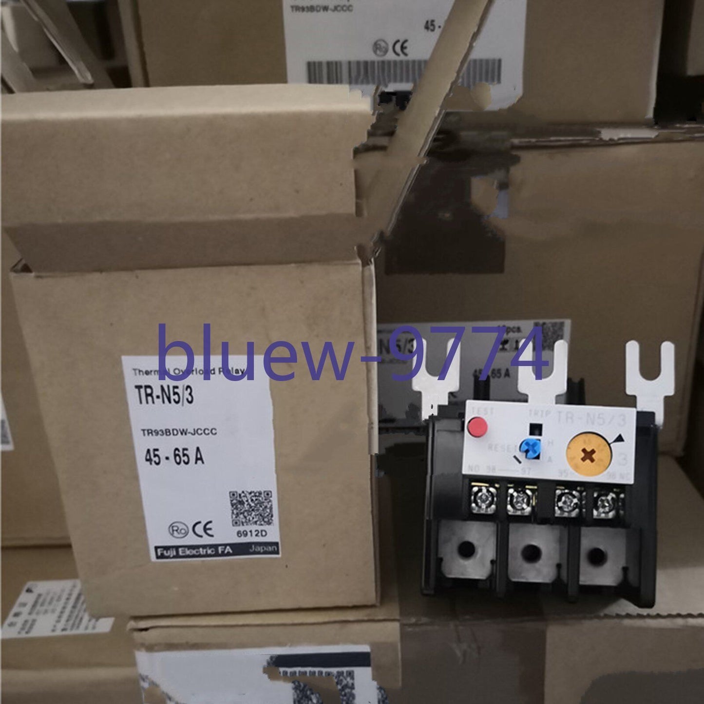 New Fuji TR-N5/3 45-65A Thermal Overload Relay with 1PCS - FUJI