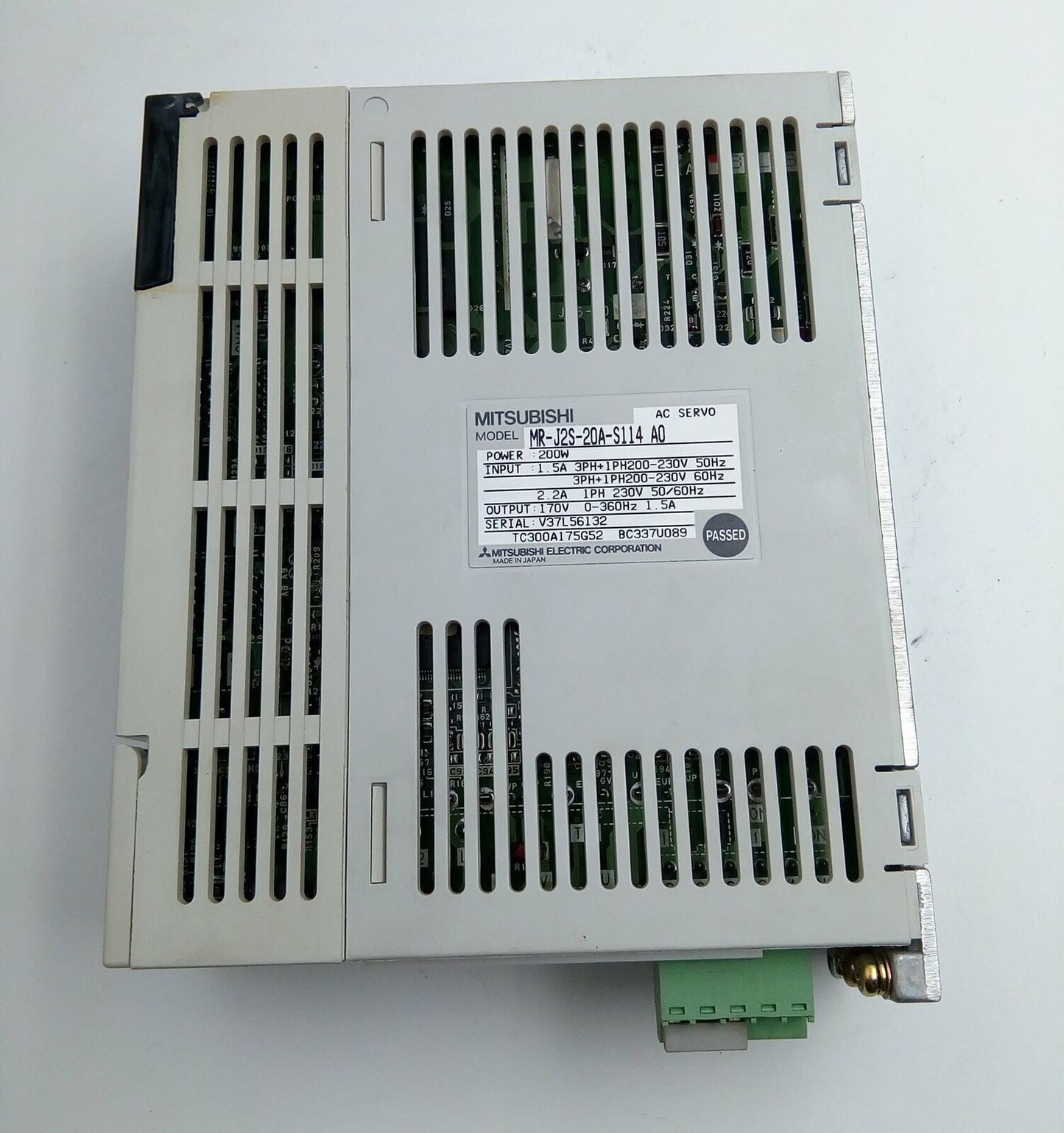 Used Mitsubishi MR-J2S-20A-S114 Servo Drive – Good Condition - MITSUBISHI