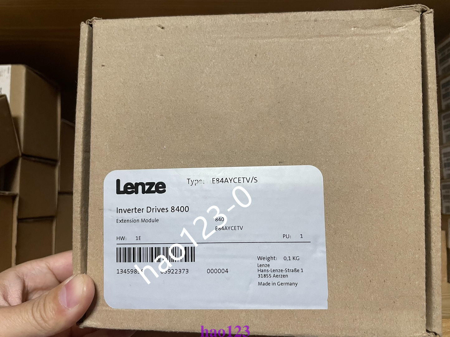 new E84AYCETV/S LENZE extension module or - LENZE