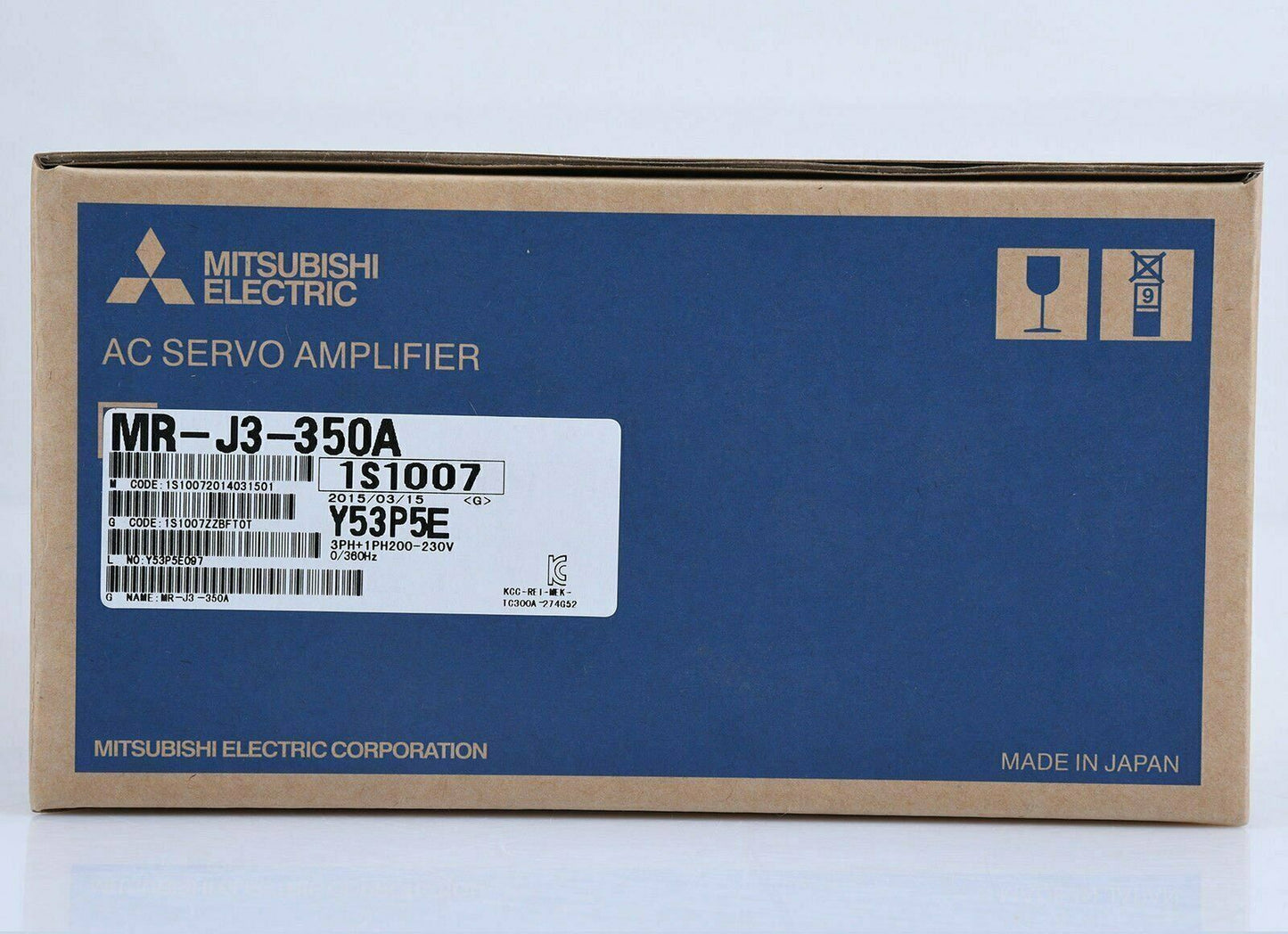 Mitsubishi MR-J3-350A 3.5kW AC Servo Amplifier 200V 1-Year Warranty - MITSUBISHI