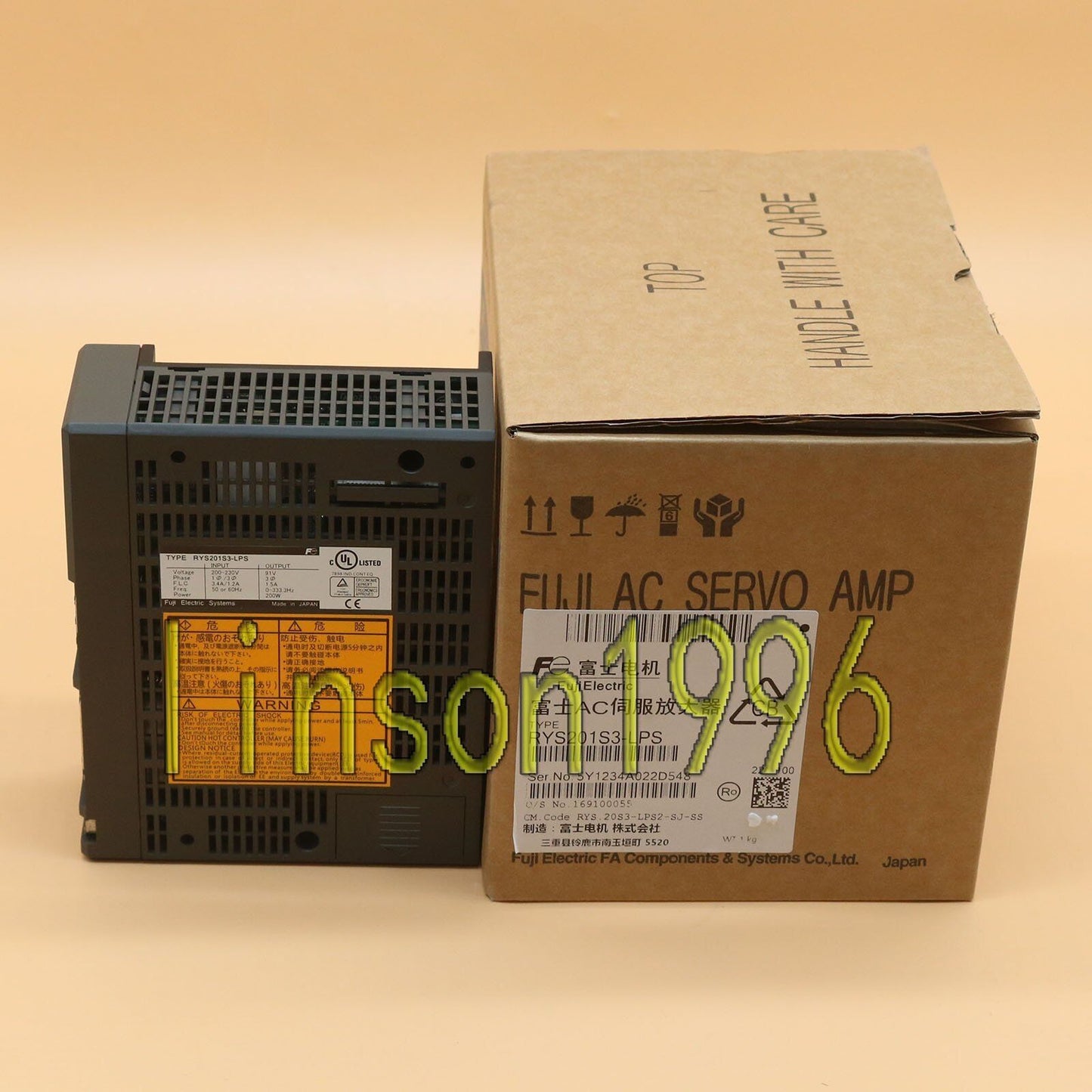 New One For Fuji Servo Drive RYS201S3-LPS In Box - FUJI