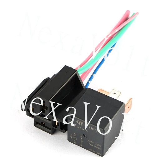 1Pce HongFa HFV7-012-HTM-R 12VDC 70A Power Relay 4Pins With AVK01-4P Cable