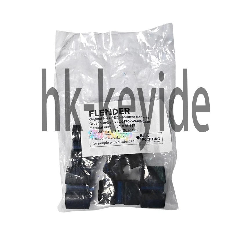 6PCS/Bag N-EUPEX H-type H125 Elastomer Flexible Coupling Size 125
