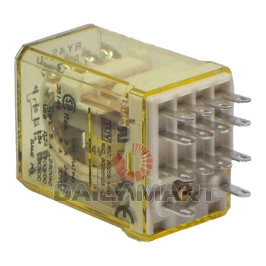 10PCS/ IDEC RY4S-U DC24V Relay Module