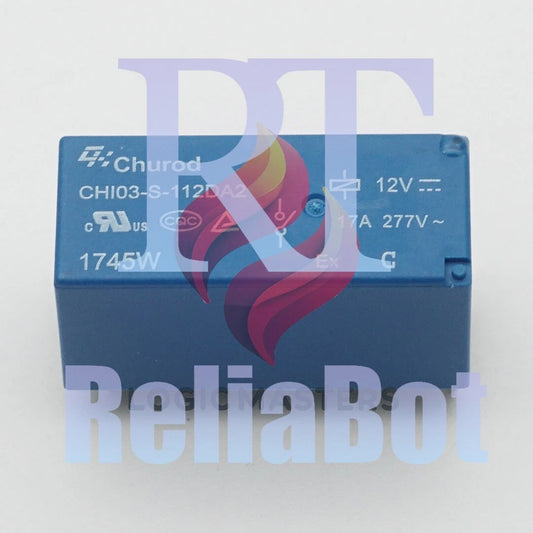 Churod CHI03-S-112DA2 12VDC SPST Power Relay 17A 277VAC 6 Pins 5PCS