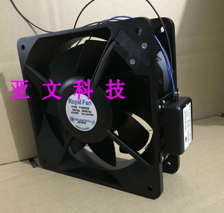 1pcs ROYAL T750DGX 100V 16CM high temperature fan with sensor