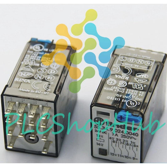 5Pcs FINDER 55.34.9.024.5040 24VDC Power relay 7A 250V 14Pin