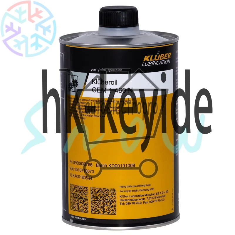 1Pcs HIGH QUALITY KLUBER Lubrication Kluberlub GEM 1-460 N 1L (35.3 oz)