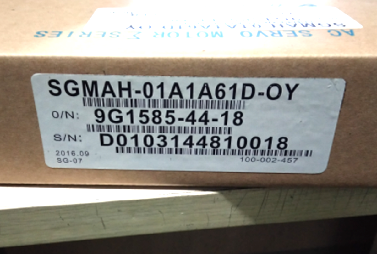 YASKAWA SGMAH-01A1A61D-OY Servo Motor - YASKAWA