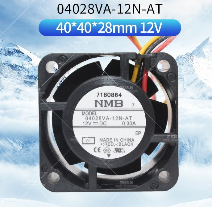 NMB 04028VA-12N-AT 4028 12V 0.3A 40 * 40 * 28MM power cooling fan
