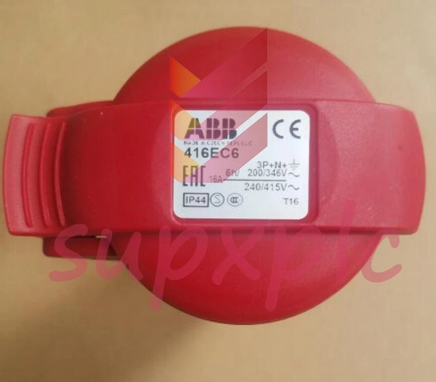 ABB 5 pole industrial socket Plug 416EC6 16A 346-415V (IP44)