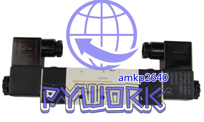 1pcs 4V230C-08 Solenoid Valve for AirTAC 5 Way 3 Position AC220V DC
