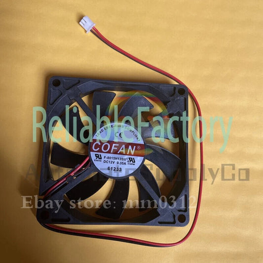 1pcs COFAN F-8015H12BII 12V 0.35A 8cm 80mm Ultra-thin large air volume fan 2pin