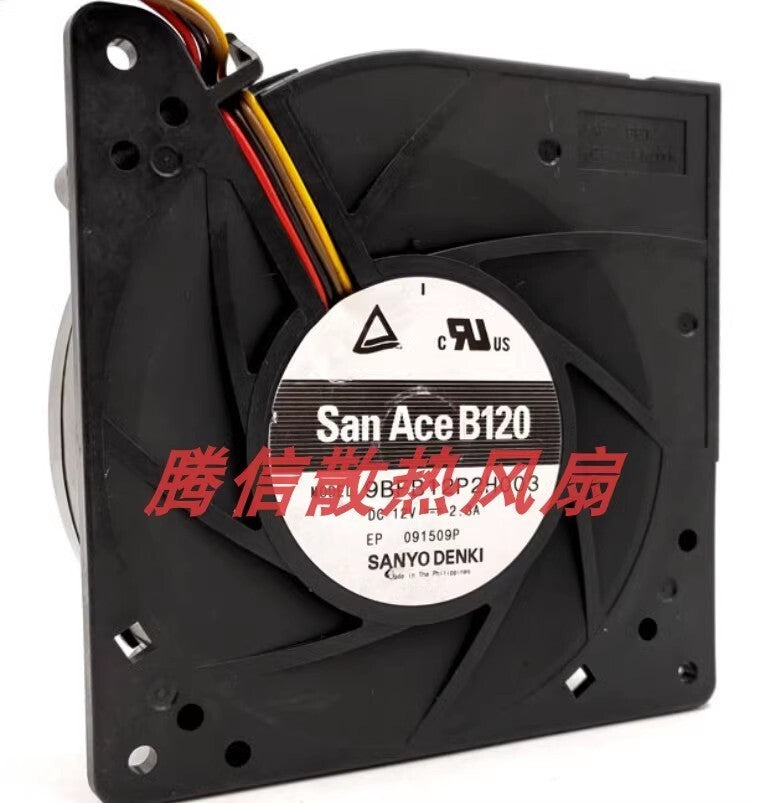 SANYO 9BFB12P2H003 12032 DC12V 2.3A 12CM 4-Wire Turbo Cooling Fan