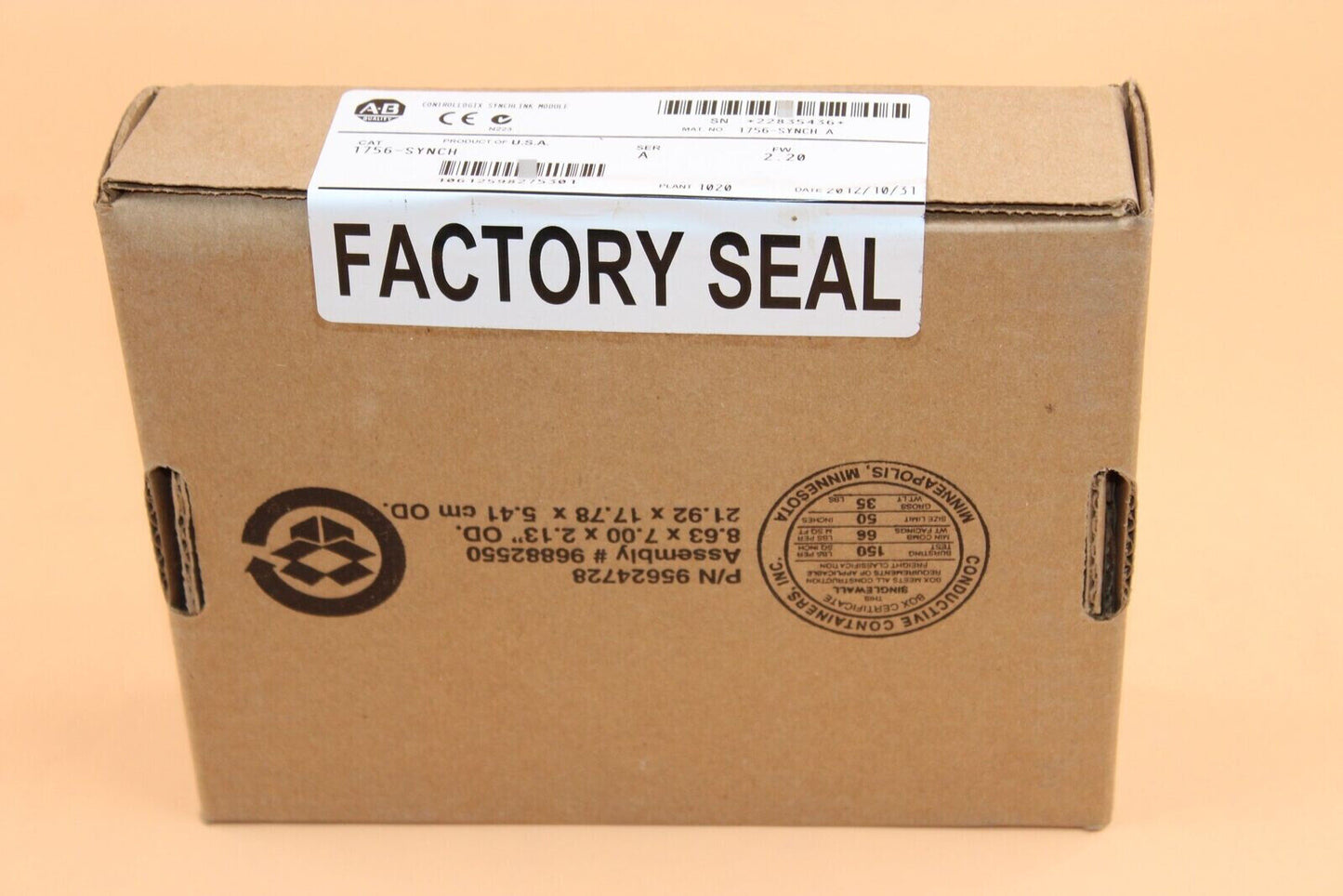 ControlLogix SynchLink Comms Module 1756-SYNCH - ALLEN BRADLEY