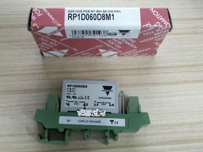 Carlo Gavazzi RP1D060D8M1 8A Small Solid State Relay with Base - CARLO GAVAZZI