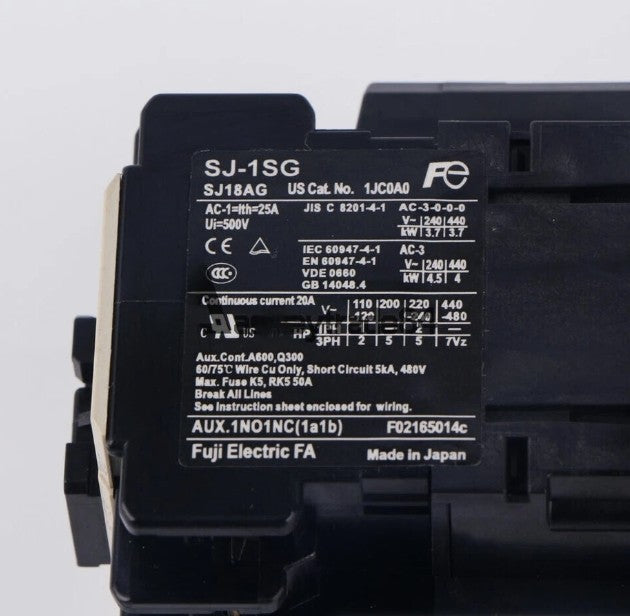 1PC FUJI DC Contactor SJ-1SG Voltage 24VDC One year warranty