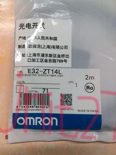 E32-ZT14L E32 ZT14L Omron PhotoElectric Switch free shipping