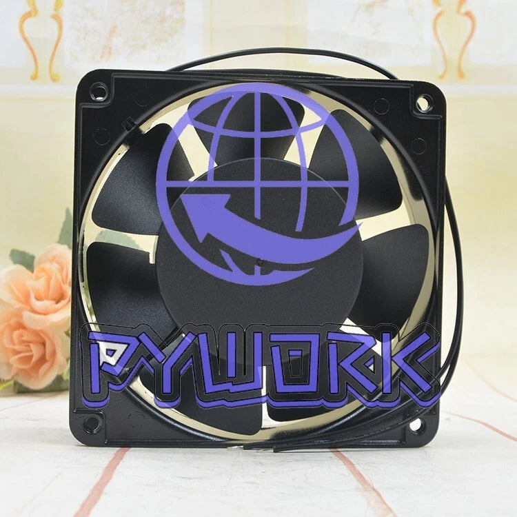 1PCS Kumanical Fan K-VF1232S4 AC220V 12038 12CM 2 Wire Aluminum frame fan