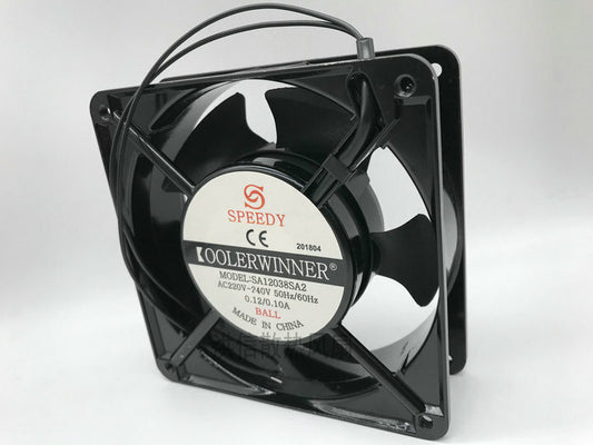 SPEEDY SA1238SA2 AC220V-240V 0.12/0.10A12038 12CM cabinet cooling fan