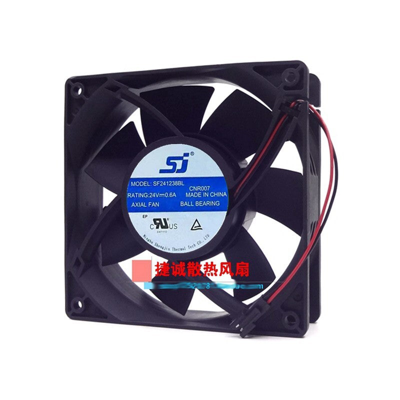 SJ SF241238BL 24V 0.6A 12038 12CM Double ball high airflow inverter fan