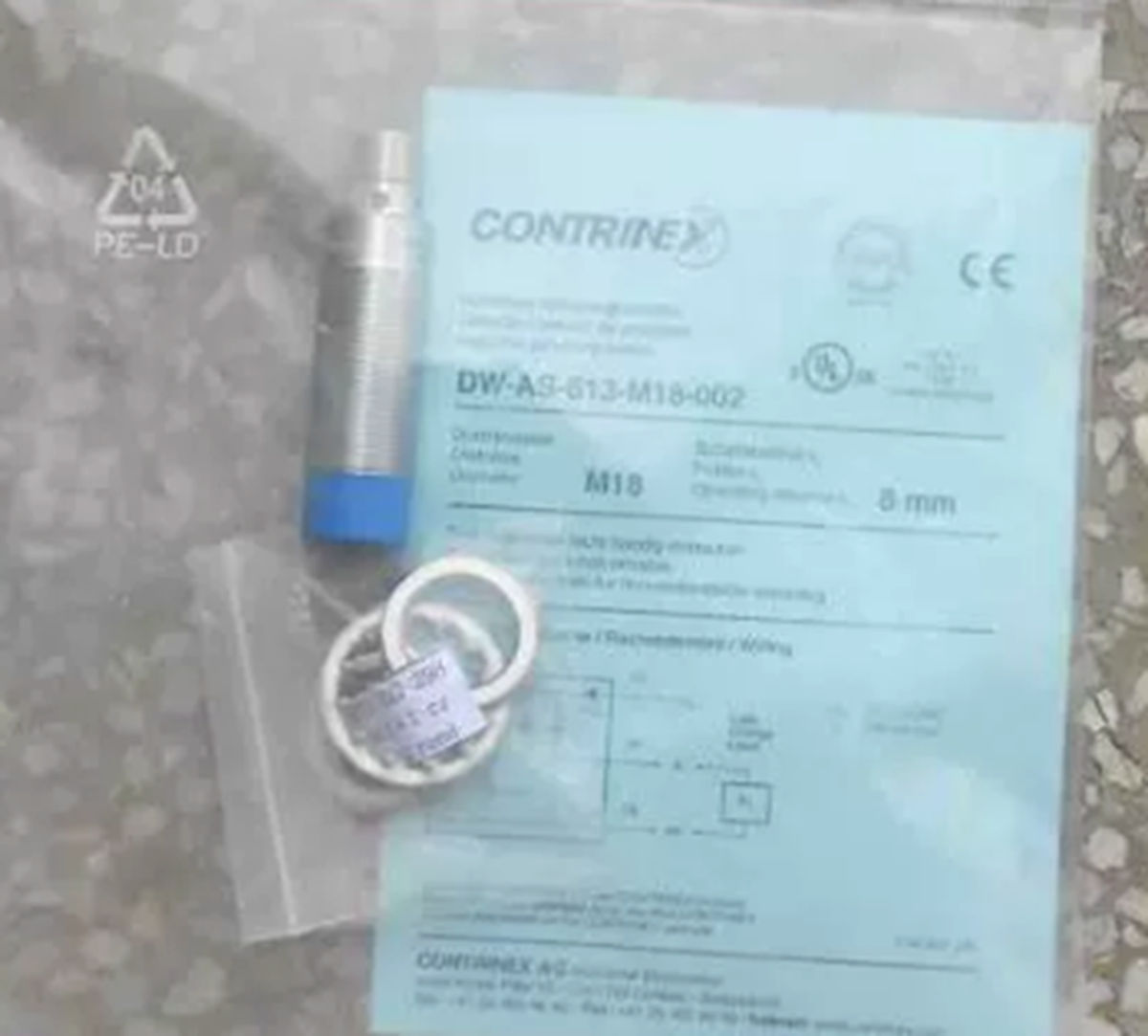 Contrinex Inductive Switch Sensor DW-AS-613-M18-002 - CONTRINEX