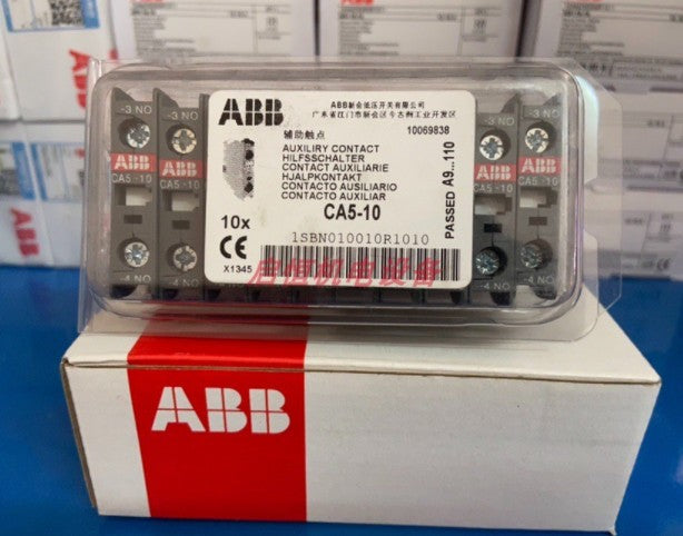 10PCS/1BOX ABB CA5-10 1SBN010010R1010 AUXILIARY CONTACTS 1NO