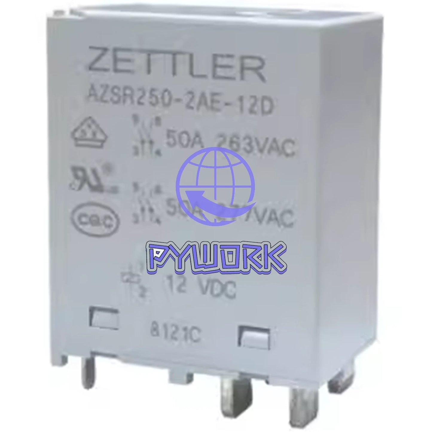 1pc AZSR250-2AE-12D Power Relay 50A 12VDC 6 Pins Quality assurance