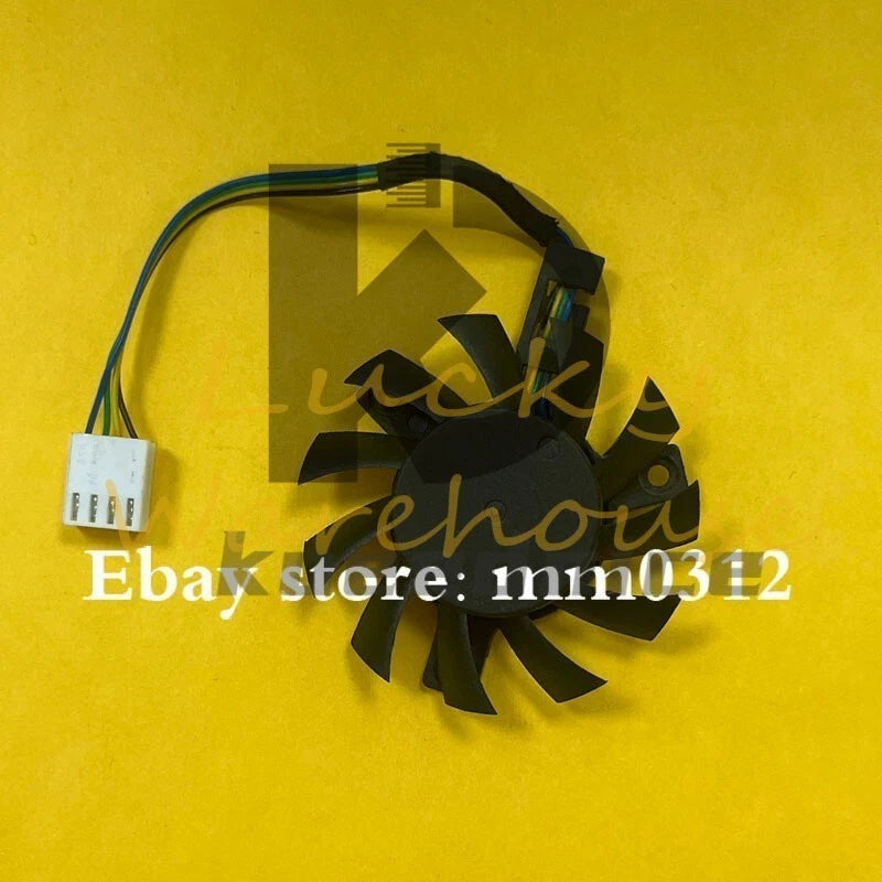 EVERFLOW T127010BU DC12V 0.45A 7CM 4-Wire Cooling Fan