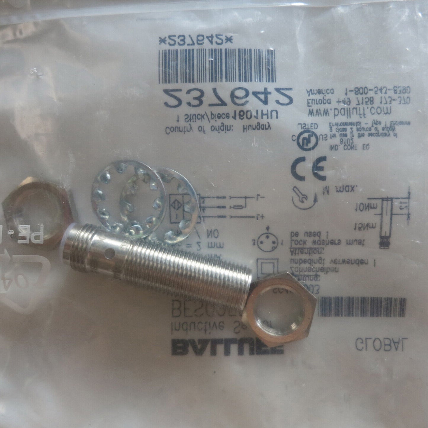Proximity Sensor M12ME-PSC20B Stock - BALLUFF