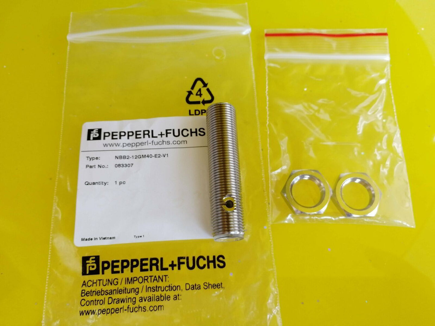 Pepperl+Fuchs NBB2-12GM40-E2-V1 - PEPPERL+FUCHS