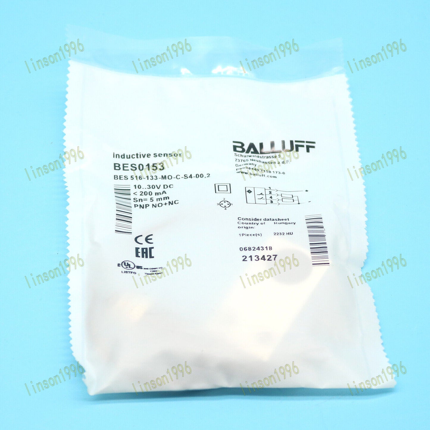 1PC BALLUFF Proximity Switch BES 516-133-MO-C-S4-00 Fast Delivery - BALLUFF