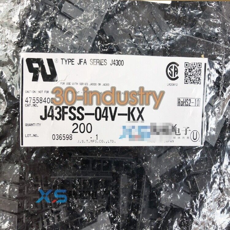200pcs/bag NEW FOR JST J43FSS-04V-KX Connector 4P male plug connector - KOEED