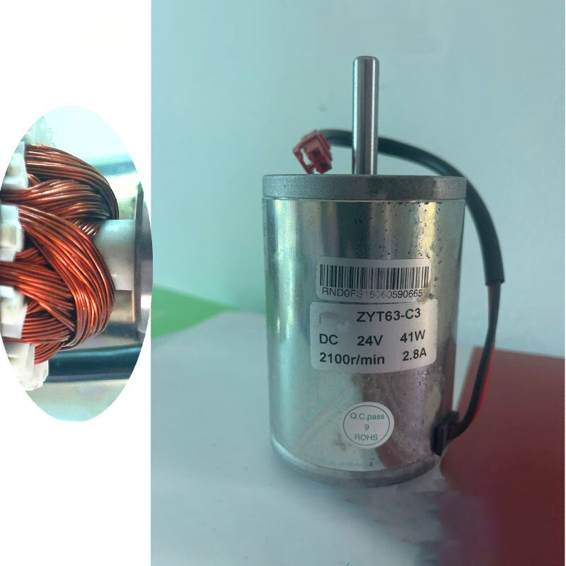 1PC ZYT63-C3 DC24V 41W 2.8A 2100R/min Backrest Movement Motor for Massage Chair