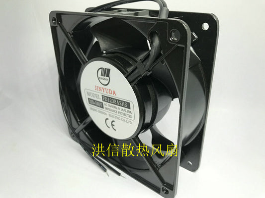 1pcs JINYUDA FD1238A2HS 220-240V 0.14/0.10A 12cm AC cooling fan