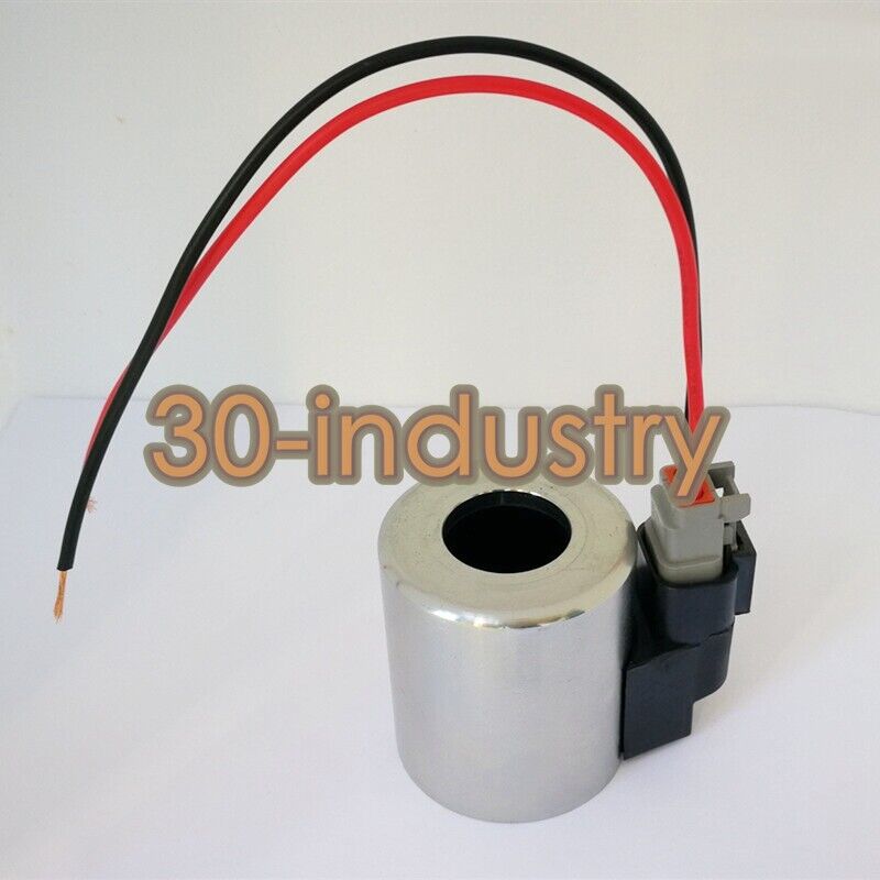 Replacement Solenoid Valve Coil 12V 30W for Model 6034442-001 - KOEED