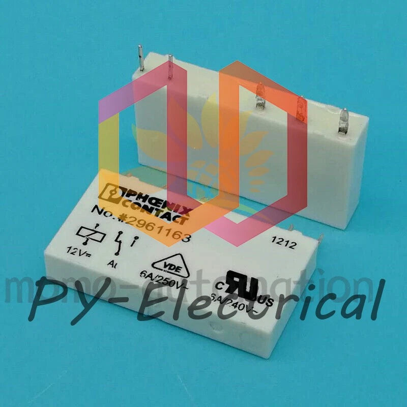 10Pcs Phoenix NO.2961163 Power Relay 12VDC 5Pin 6A 250V