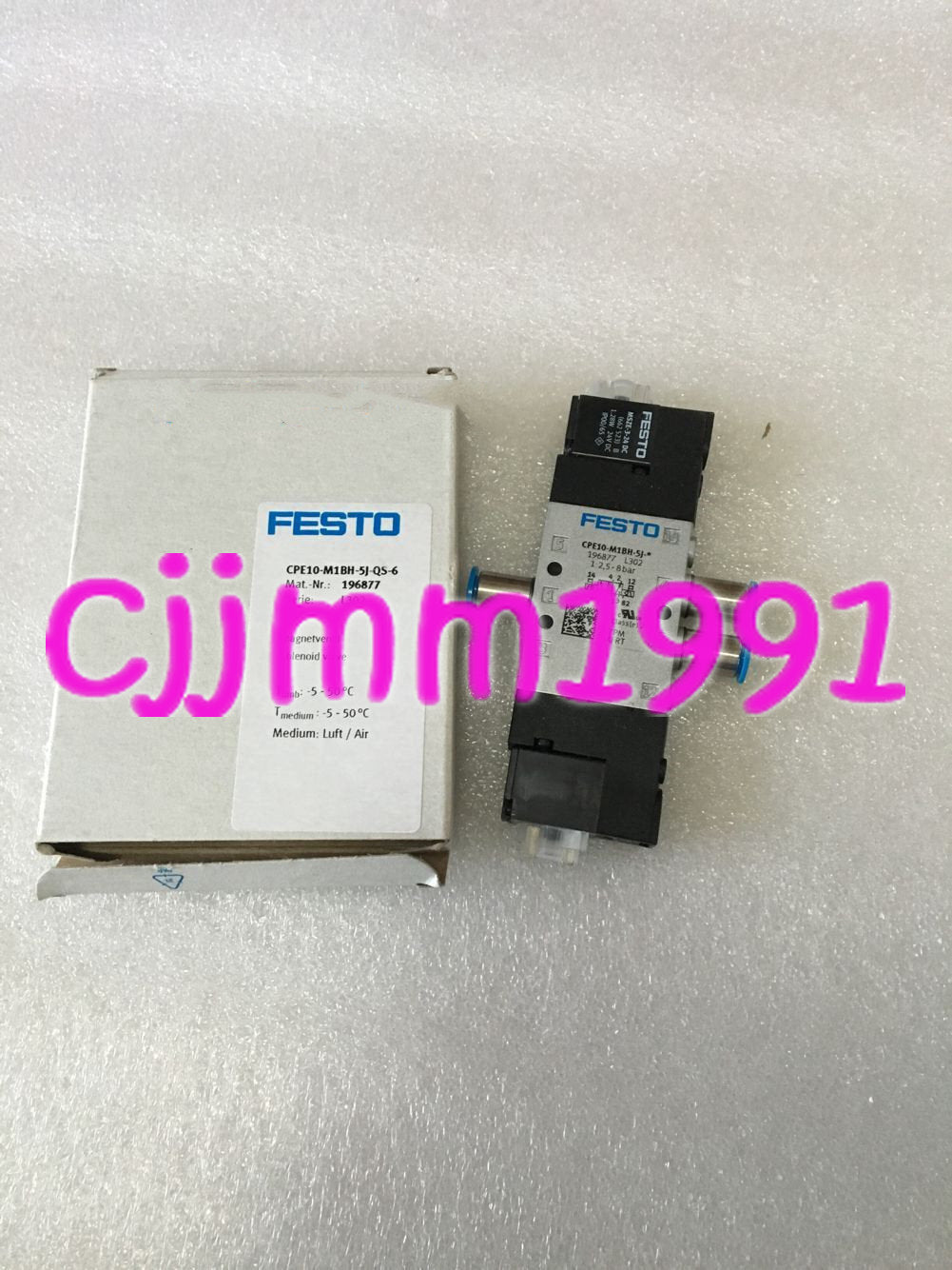 new 1PC Festo solenoid valve CPE10-M1BH-5J-QS-6 (196877)