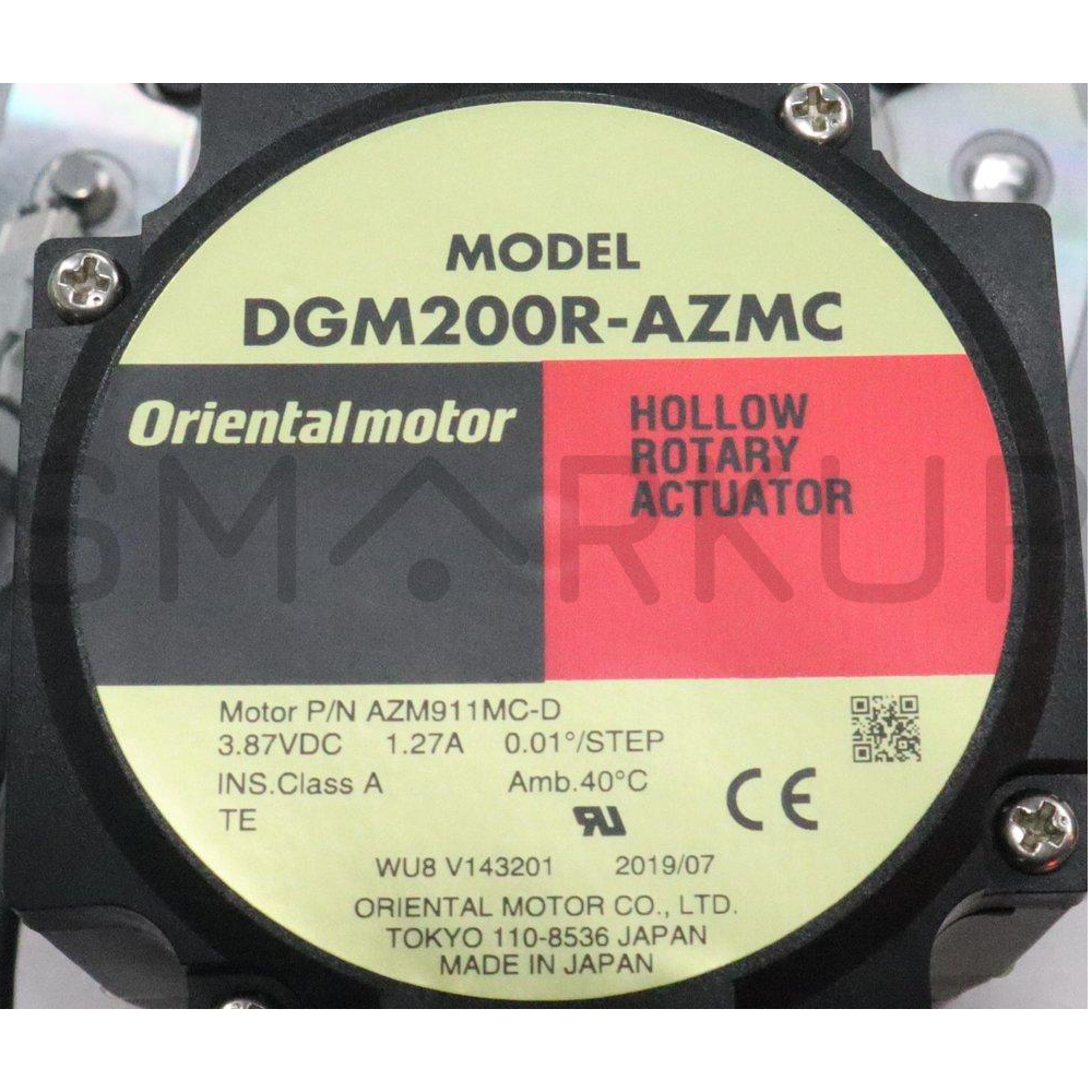 used & Tested ORIENTAL MOTOR DGM200R-AZMC Hollow Rotary Actuator - ORIENTAL MOTOR