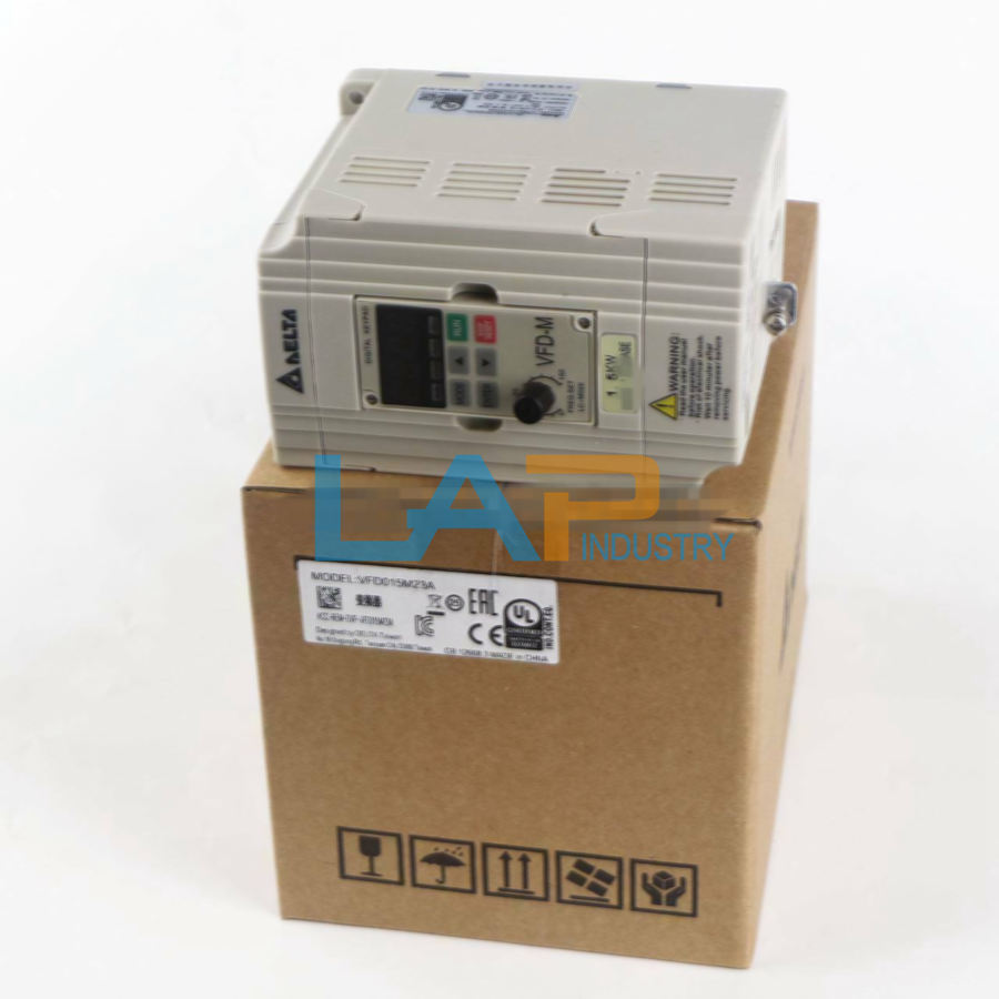 1PCS Delta VFD015M23A Inverter 1.5KW 220V for Efficient Power Control - DELTA