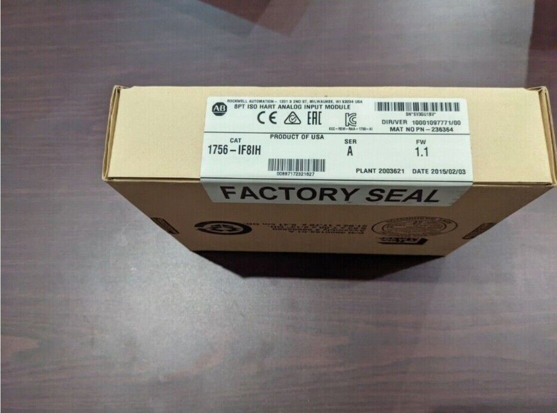 NEW IN BOX ALLEN BRADLEY PLC 1756IF8IH Control Panel - ALLEN BRADLEY