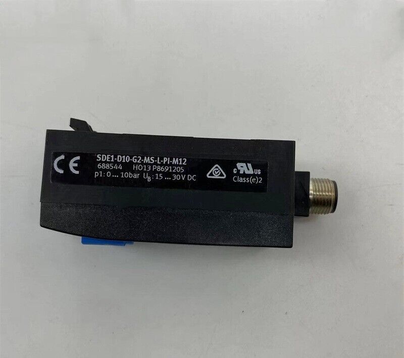 FESTO SDE1-D10-G2-MS-L-PI-M12 Pressure Switch 688544 - Industrial Pressure Switch with 12V Input - FESTO