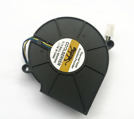 new 1x EVERFLOW BB7515BU Double Ball Turbo Fan Blower 12V 0.80A - EVERFLOW