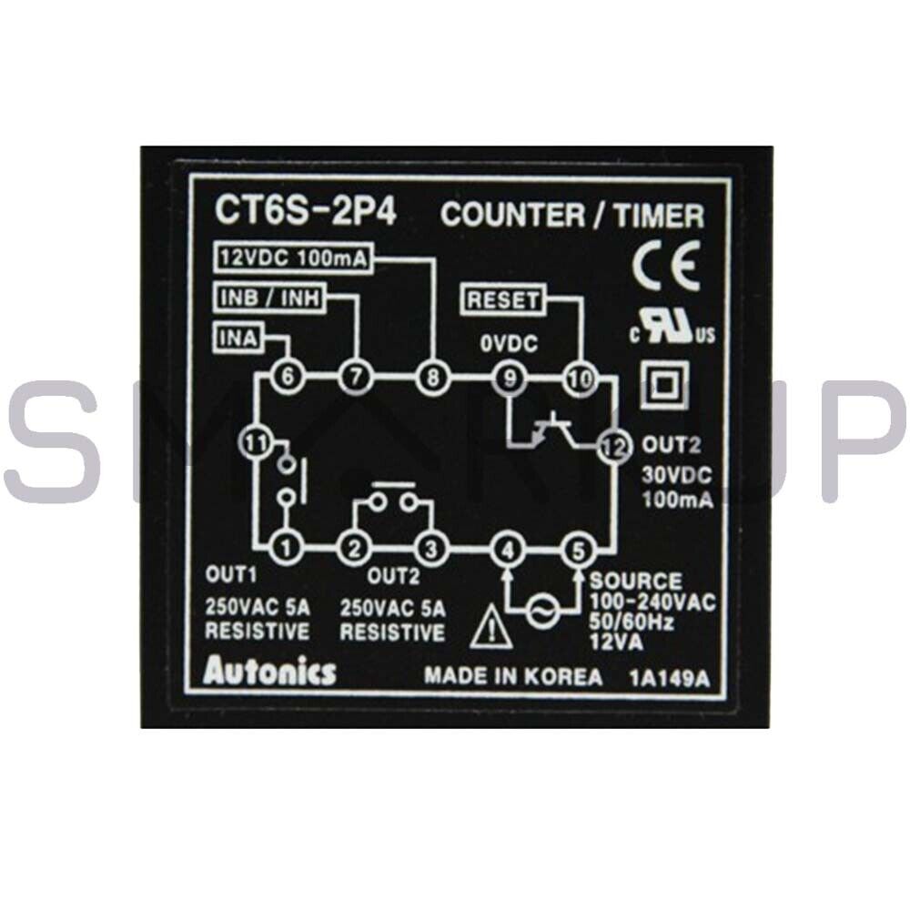 new AUTONICS CT6S-2P4 CT6S2P4 Counter/Timer
